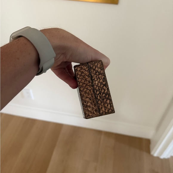 Nancy Gonzalez Gold Python Clutch - Picture 5 of 5